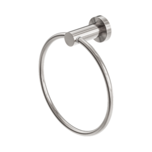 Nero Mecca Hand Towel Ring Brushed Nickel - NR1980BN