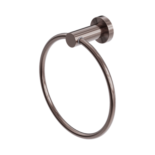Nero Mecca Hand Towel Ring Brushed Bronze - NR1980BZ