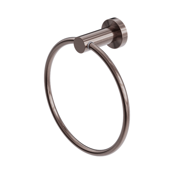 Nero Mecca Hand Towel Ring Brushed Bronze - NR1980BZ