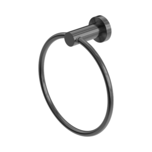 Nero Mecca Hand Towel Ring Gun Metal - NR1980GM