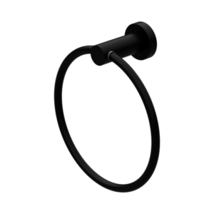 Nero Mecca Hand Towel Ring Matte Black - NR1980MB