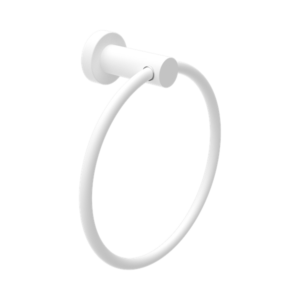 Nero Mecca Hand Towel Ring Matte White - NR1980MW