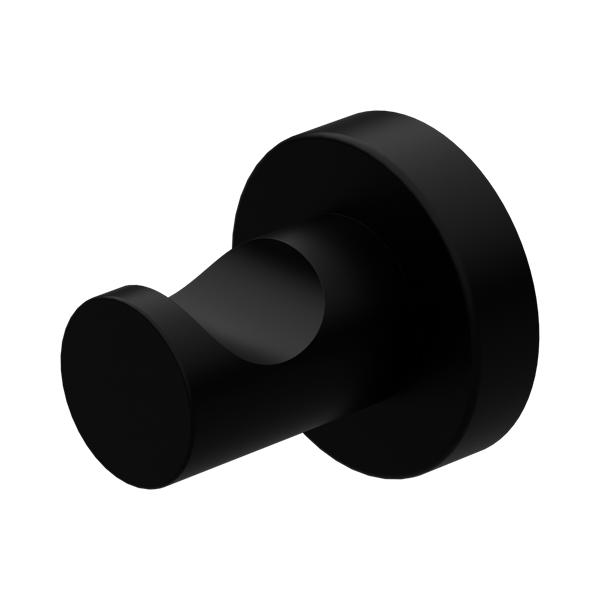 Nero Mecca Robe Hook Matte Black - NR1982MB