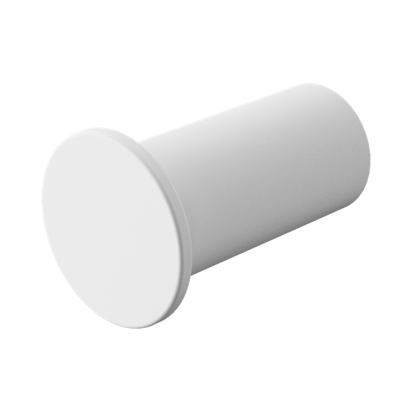 Nero Mecca Robe Hook Slim Matte White - NR1982bMW