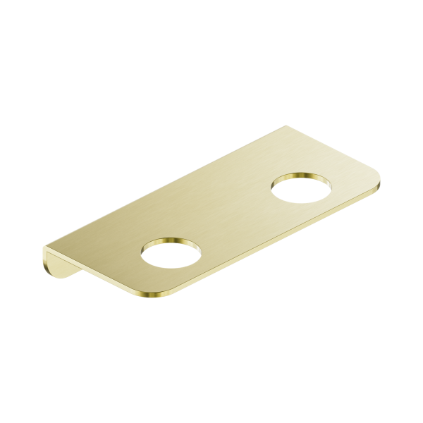 Nero Mecca Double Soap Bottle Holder Brushed Gold - NR1985aBG