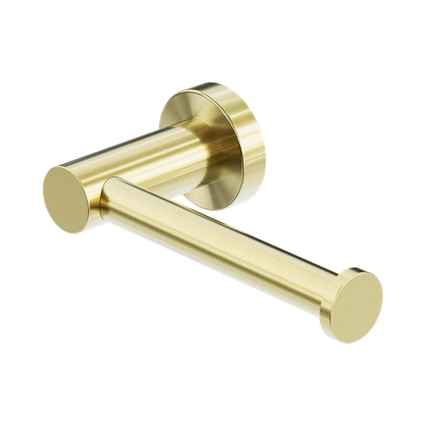 Nero Mecca Toilet Roll Holder Brushed Gold - NR1986BG