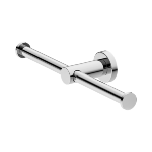Nero Mecca Double Toilet Roll Holder Chrome - NR1986dCH