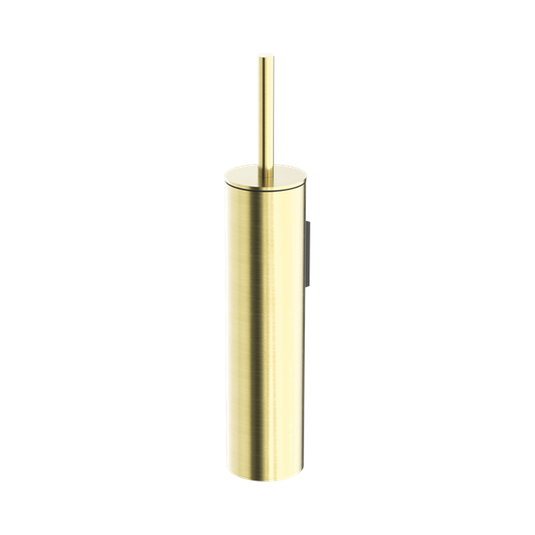 Nero Mecca Toilet Brush Holder Brushed Gold - NR1988BG
