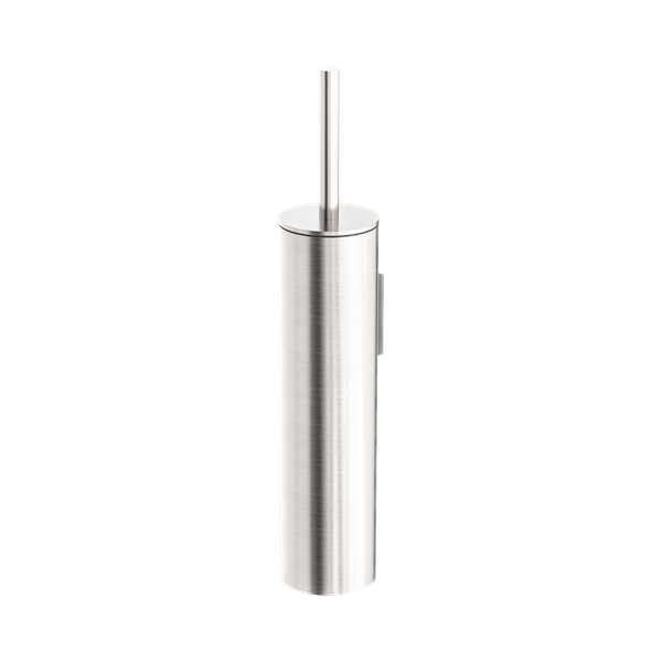 Nero Mecca Toilet Brush Holder Brushed Nickel - NR1988BN