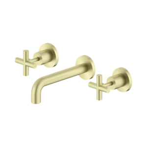 Nero X Plus Wall Basin Set 180mm Brushed Gold - NR201607bBG