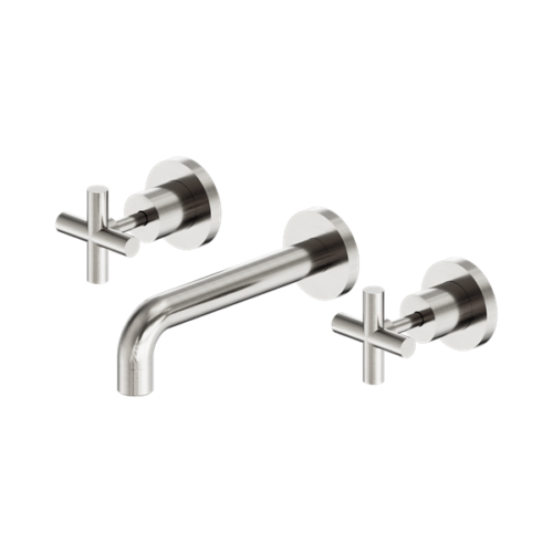 NR201607bBN-X-Plus-Wall-Basin-Set-180mm-Brushed-Nickel-Thumb.png Nero X Plus Wall Basin Set 180mm Brushed Nickel - NR201607bBN