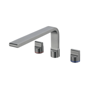 Nero Pearl Bath Set Gun Metal - NR201703GM