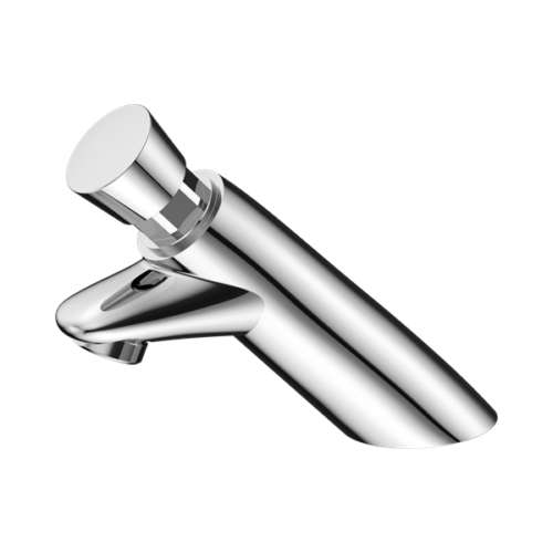 Nero SS316 Lead Free Timeflow Push Button Pillar Tap Chrome - NR202302CH