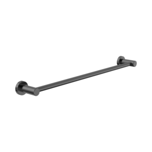 Nero Dolce II Single Towel Rail 600mm Gun Metal - NR2024GM