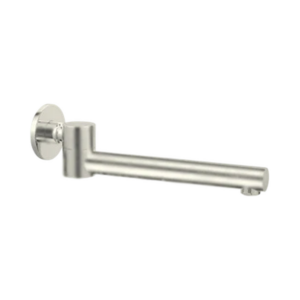 Nero Dolce Wall Mounted Swivel Bath Spout Only Brushed Nickel - NR202BN