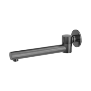Nero Dolce Wall Mounted Swivel Bath Spout Only Gun Metal - NR202GM