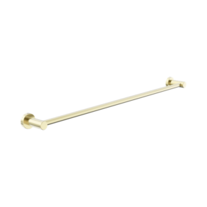 Nero Dolce II Single Towel Rail 800mm Brushed Gold - NR2030BG