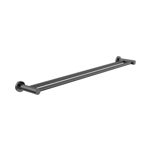 NR2030dGM-Dolce-II-Double-Towel-Rail-800mm-Gun-Metal-Thumb.png Nero Dolce II Double Towel Rail 800mm Gun Metal - NR2030dGM