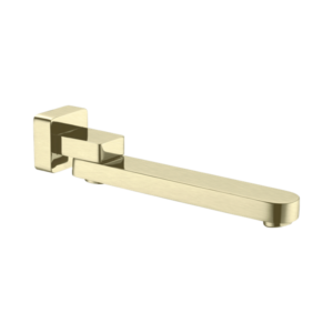 Nero Bianca Swivel Bath Spout Only Brushed Gold - NR207BG