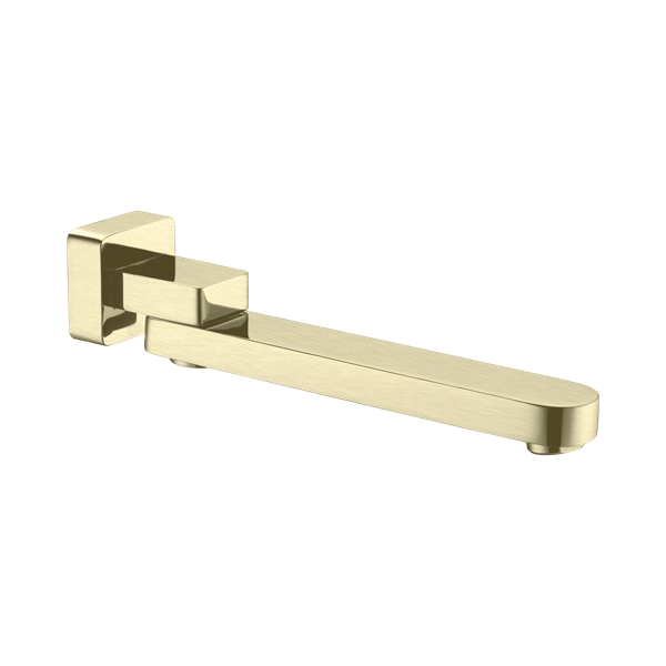 Nero Bianca Swivel Bath Spout Only Brushed Gold - NR207BG