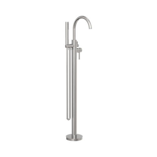 NR210903aBN-Mecca-Round-Freestanding-Mixer-With-Hand-Shower-Brushed-Nickel-Thumb.png Nero Mecca Round Freestanding Mixer With Hand Shower Brushed Nickel - NR210903aBN