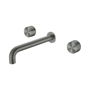 Nero Kara Wall Basin Set 180mm Gun Metal - NR211707a180GM