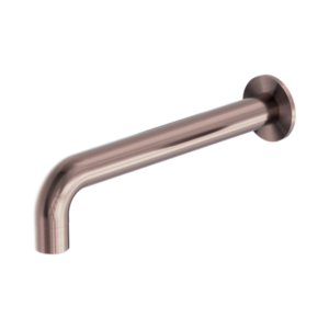 Nero Kara Wall Basin Set Spout Only 180mm Brushed Bronze - NR211707a180sBZ