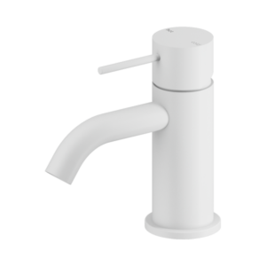 Nero Mecca Mini Basin Mixer Matte White - NR221901FMW