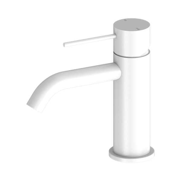 Nero Mecca Basin Mixer Matte White - NR221901MW