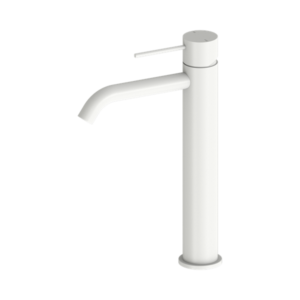 Nero Mecca Tall Basin Mixer Matte White - NR221901aMW