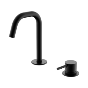 Nero Mecca Hob Baisn Mixer Set Edge Spout Matte Black - NR221901hMB