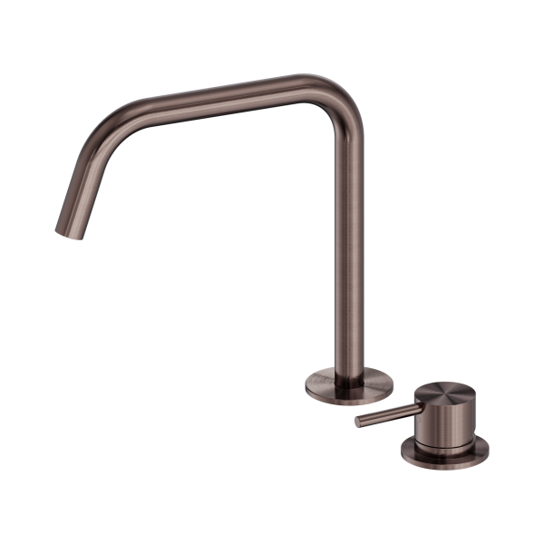 Nero Mecca Hob Bath/Kitchen Mixer Set Edge Spout II Brushed Bronze - NR221901mBZ