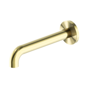 Nero Mecca Basin/Bath Spout Only 260mm Brushed Gold - NR221903C260BG