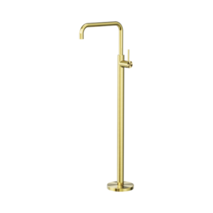 Nero Mecca Freestanding Bath Mixer Square Shape Brushed Gold - NR221903bBG