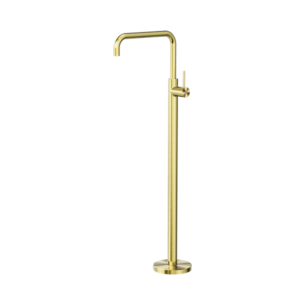 Nero Mecca Freestanding Bath Mixer Square Shape Brushed Gold - NR221903bBG