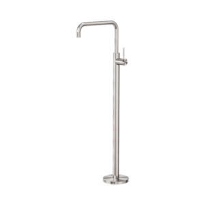 Nero Mecca Freestanding Bath Mixer Square Shape Brushed Nickel - NR221903bBN