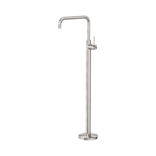 Nero Mecca Freestanding Bath Mixer Square Shape Brushed Nickel - NR221903bBN