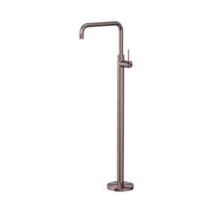 Nero Mecca Freestanding Bath Mixer Square Shape Brushed Bronze - NR221903bBZ