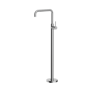 Nero Mecca Freestanding Bath Mixer Square Shape Chrome - NR221903bCH