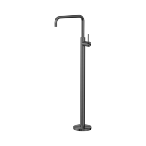 Nero Mecca Freestanding Bath Mixer Square Shape Gun Metal - NR221903bGM