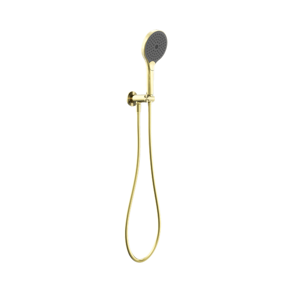 Nero Mecca Shower On Bracket With Air Shower II Brushed Gold - NR221905FBG