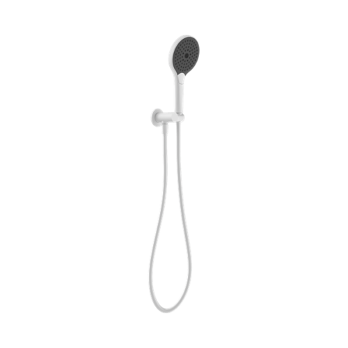 Nero Mecca Shower On Bracket With Air Shower II Matte White - NR221905FMW