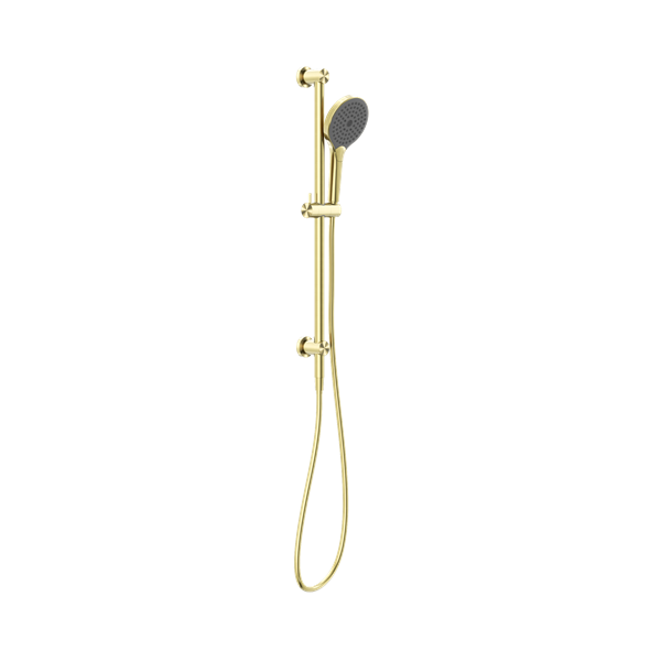 Nero Mecca Shower Rail With Air Shower II Brushed Gold - NR221905GBG