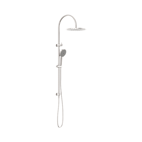 Nero Mecca Twin Shower With Air Shower II Brushed Nickel - NR221905HBN
