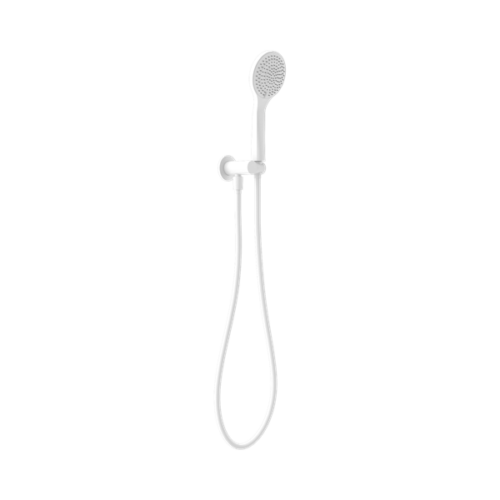 Nero Mecca Shower On Bracket With Air Shower Matte White - NR221905MW