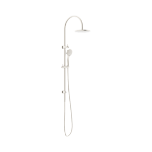 Nero Mecca Twin Shower With Air Shower Brushed Nickel - NR221905bBN