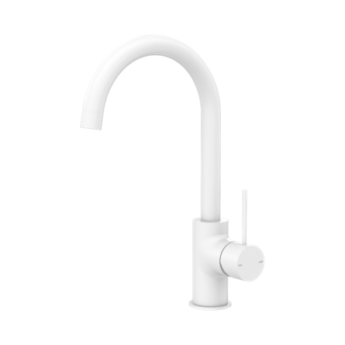 NR221907MW-Mecca-Kitchen-Mixer-Matte-White-Thumb.png Nero Mecca Kitchen Mixer Matte White - NR221907MW