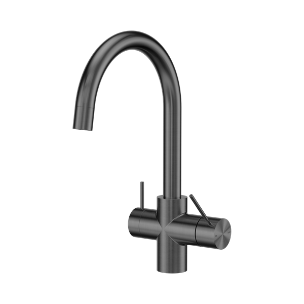 Nero Mecca 3 Way Filtered Mixer Tap Gun Metal - NR221907eGM