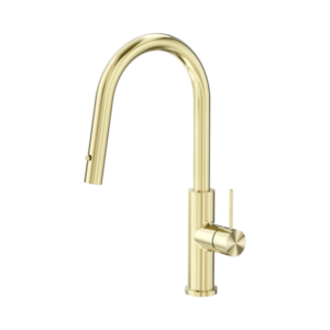 Nero Mecca Smart Sensor Pull Out Kitchen Mixer Brushed Gold - NR221908aBG