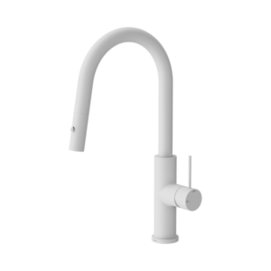 Nero Mecca Smart Sensor Pull Out Kitchen Mixer Matte white - NR221908aMW